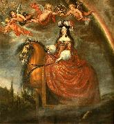 Francisco Rizi Equestrian portrait of Marie Louise d'Orleans Spain oil painting artist